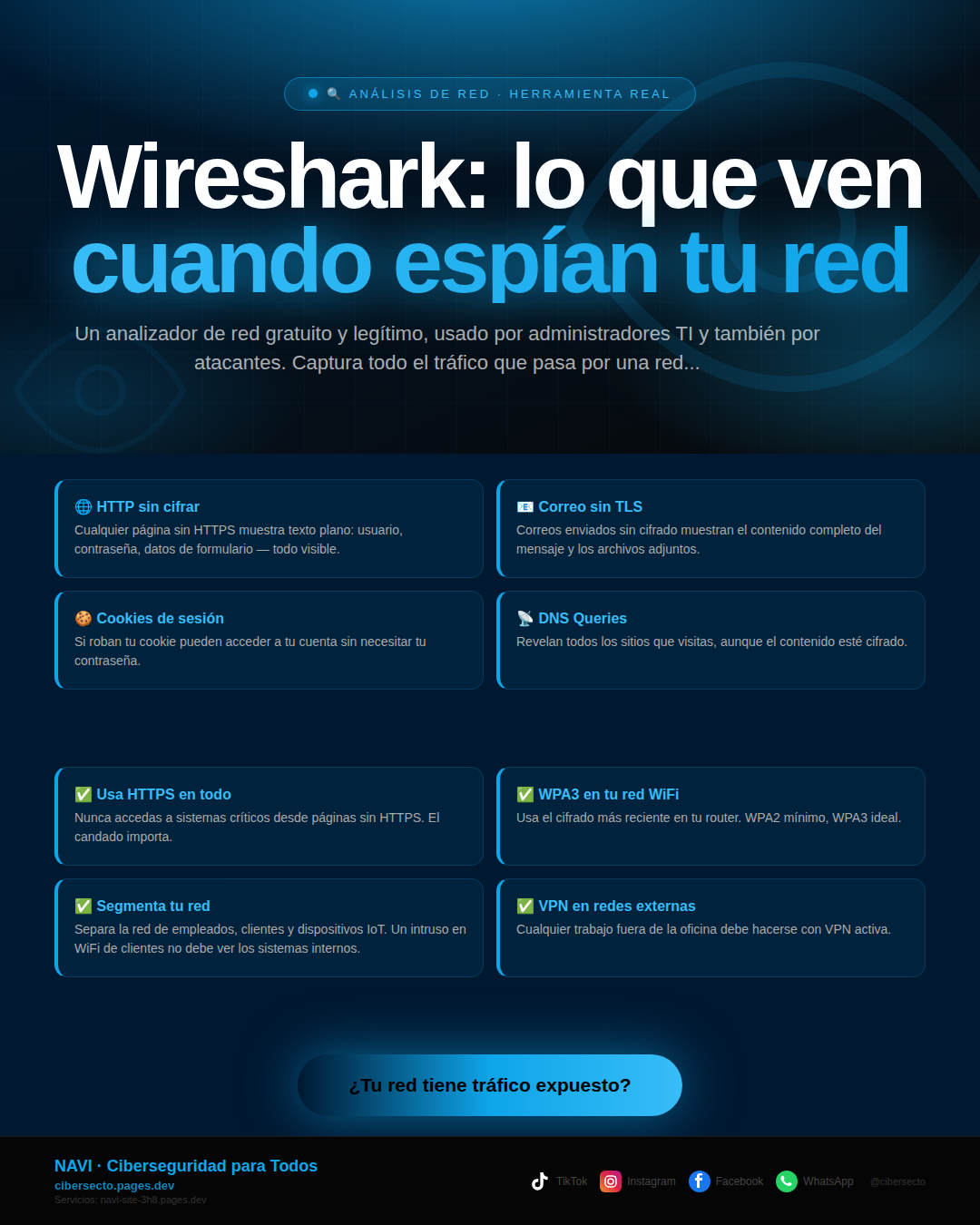 Wireshark: lo que ven cuando espían tu red
